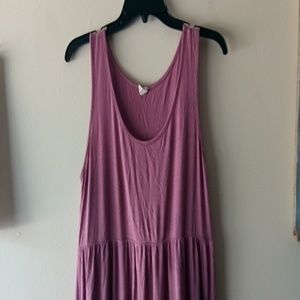 Dusty Rose sleeveless maternity maxi dress!!